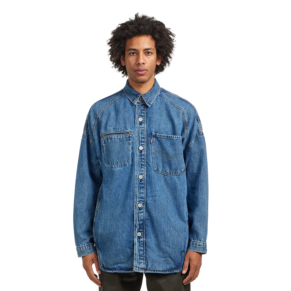 Levi's® - Levis Twist Shacket (Dark Indigo) | HHV