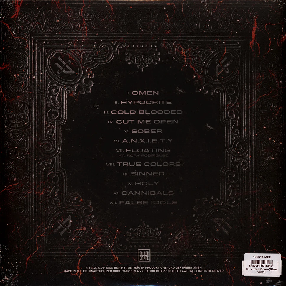 Of Virtue - Omen - Vinyl LP - 2024 - WW - Original | HHV