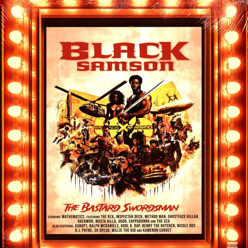 Wu-Tang & Mathematics - Black Samson, The Bastard Swordsman: Wu-Tang, Saga Continues Black Vinyl Edition