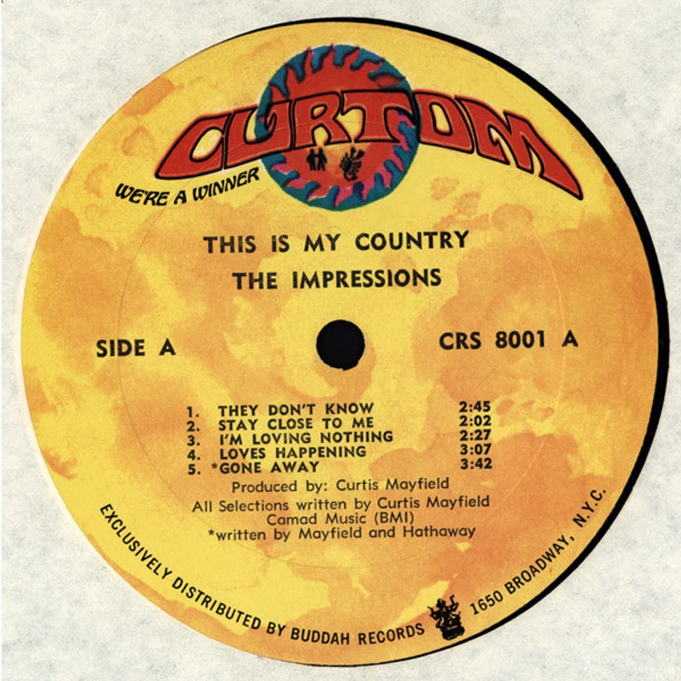 The Impressions - This Is My Country