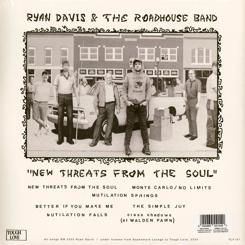 Ryan Davis & The Roadhouse Band - New Threats From The Soul Black Vinyl Edition