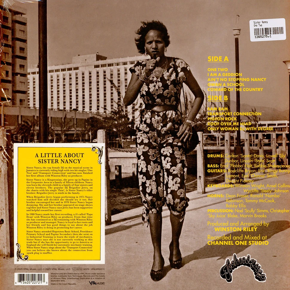 Sister Nancy - One Two - Vinyl LP - 1983 - US - Reissue | HHV