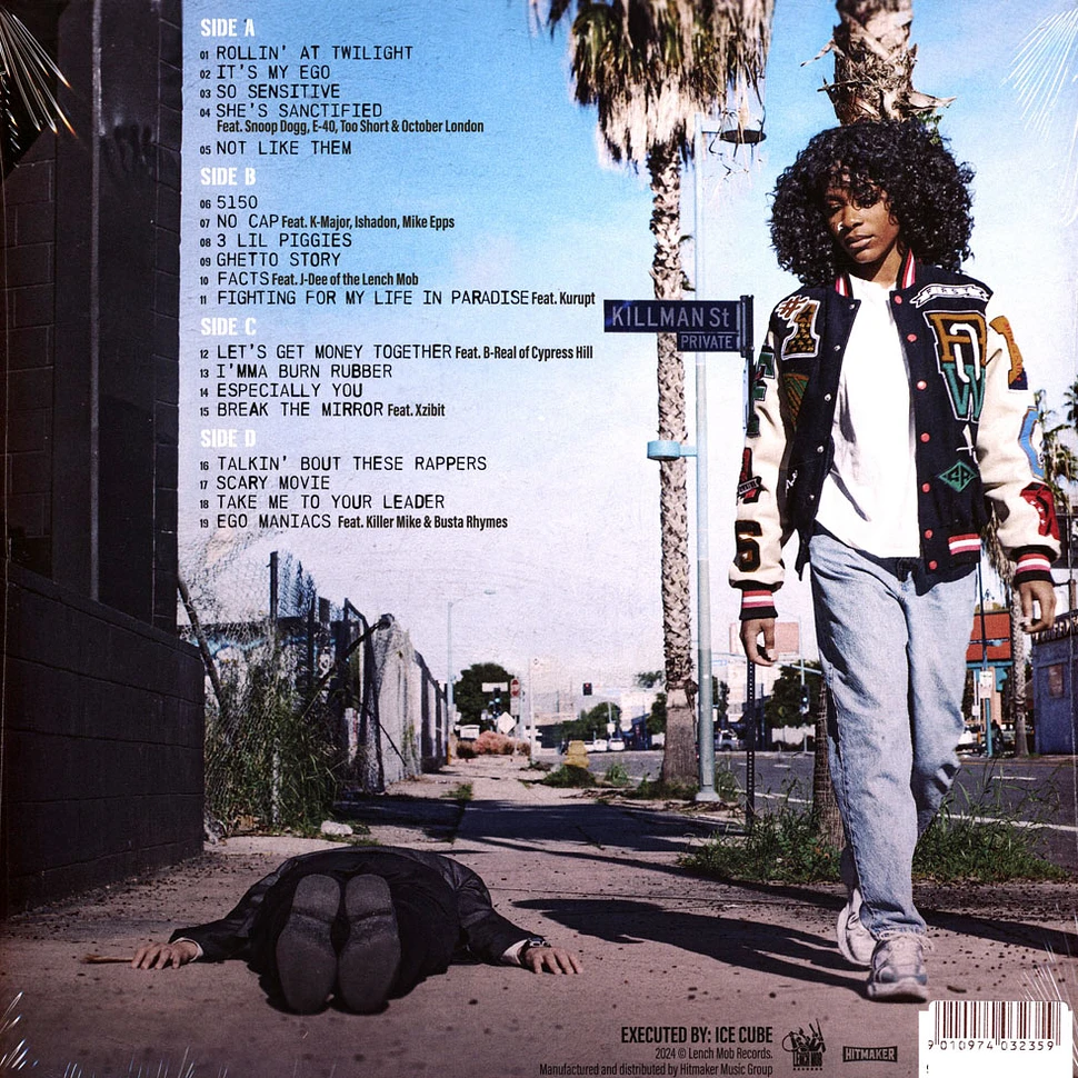 Ice Cube - Man Down HHV Exclusive Limited Deluxe Green / Black Splatter Vinyl Edition