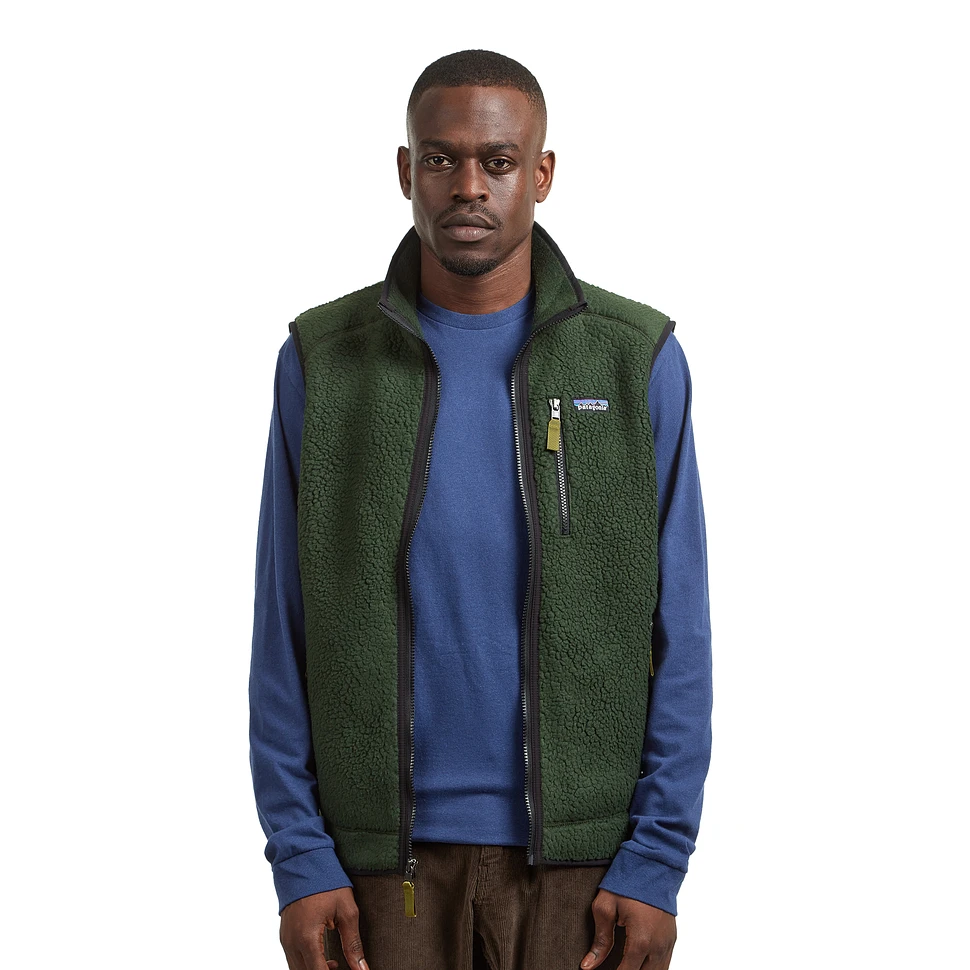 Outfit Green Patagonia Vest Patagonia Retro Pile Vest (Old Growth