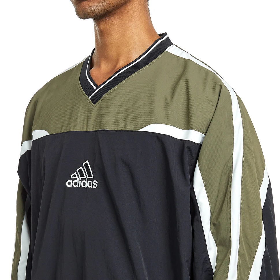 【adidas】CUTLINE PULLOVER LONG-SLEEVE TOP★プルオーバー Adidas Original Cutline Pullover Top