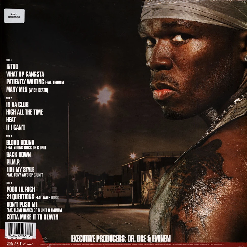 50 Cent - Get Rich Or Die Tryin' HHV GSA Exclusive Red Vinyl Edition