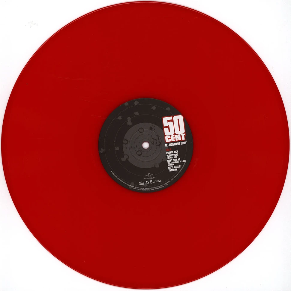 50 Cent - Get Rich Or Die Tryin' HHV GSA Exclusive Red Vinyl Edition