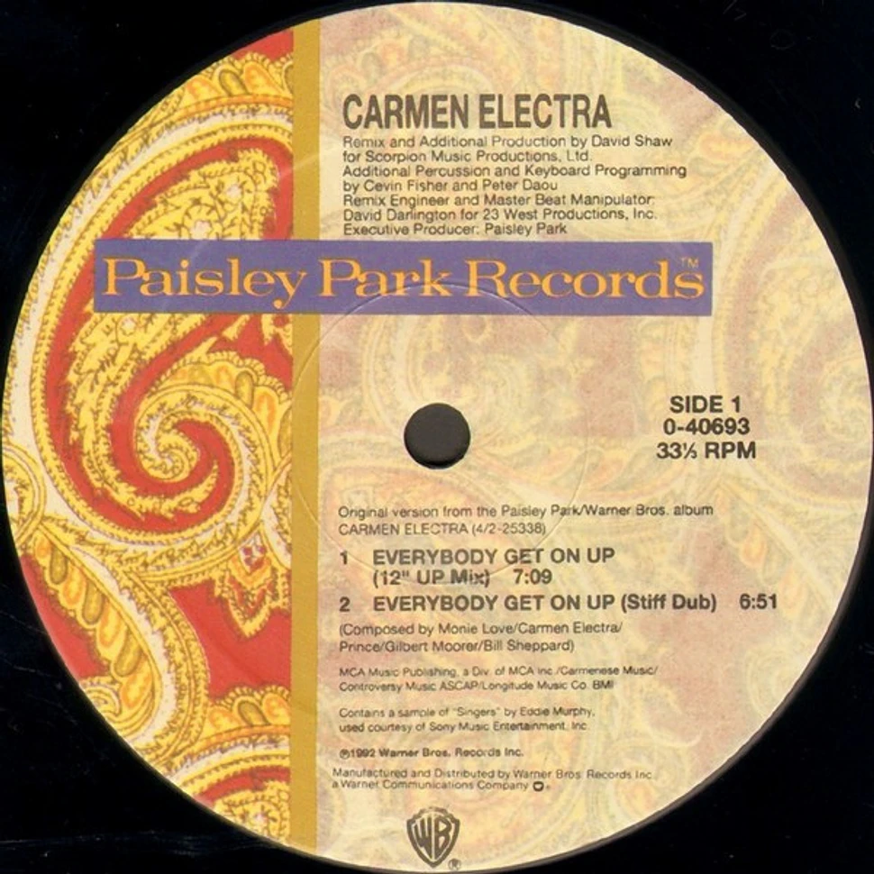 洋楽 Carmen Electra / Everybody Get On Up Carmen Electra | Everybody Get On Up | Vinyl (12
