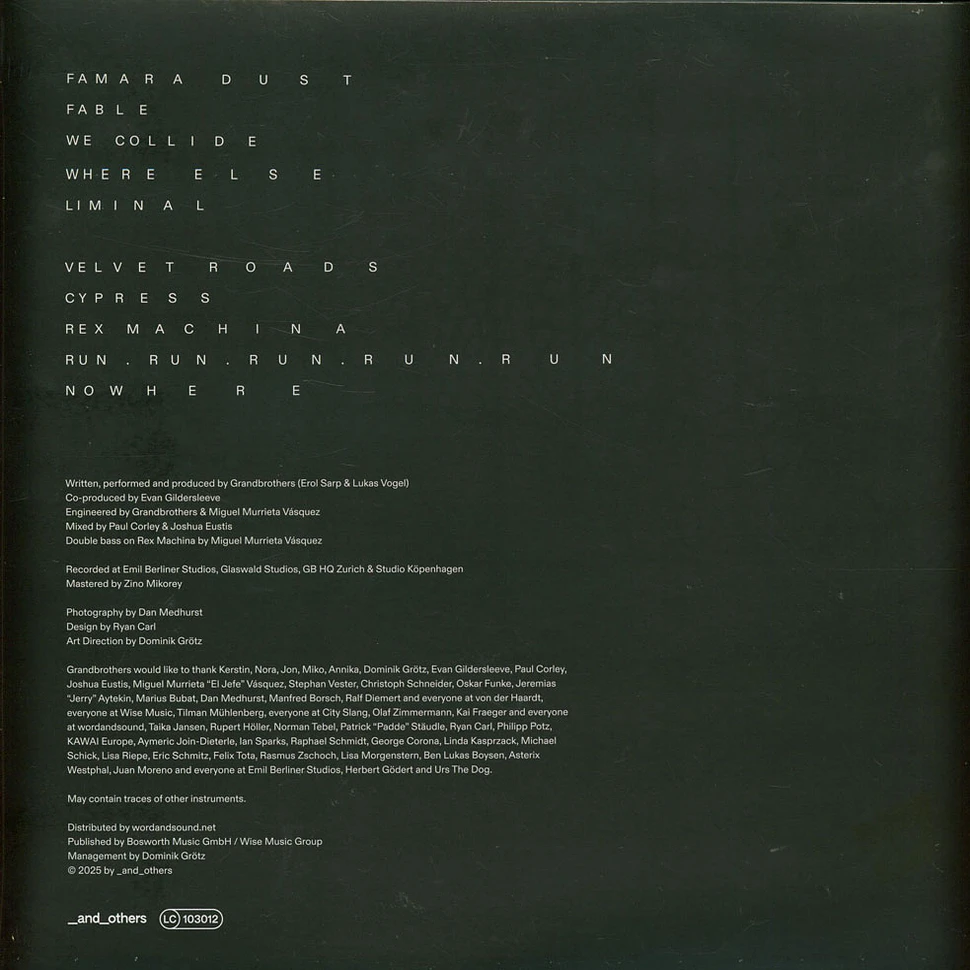 Grandbrothers - Elsewhere HHV Exclusive White Vinyl Edition