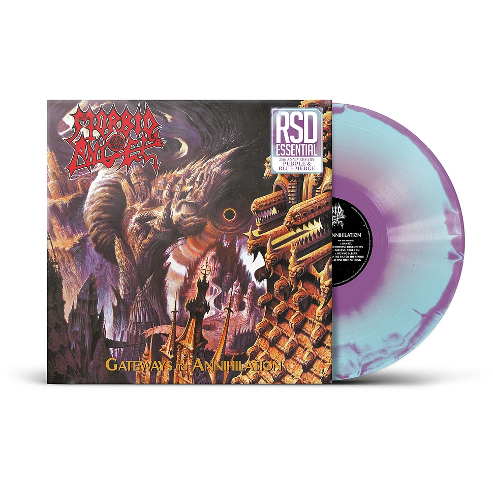 Morbid Angel - Gateways To Annihilation Purple And Blue Vinyl