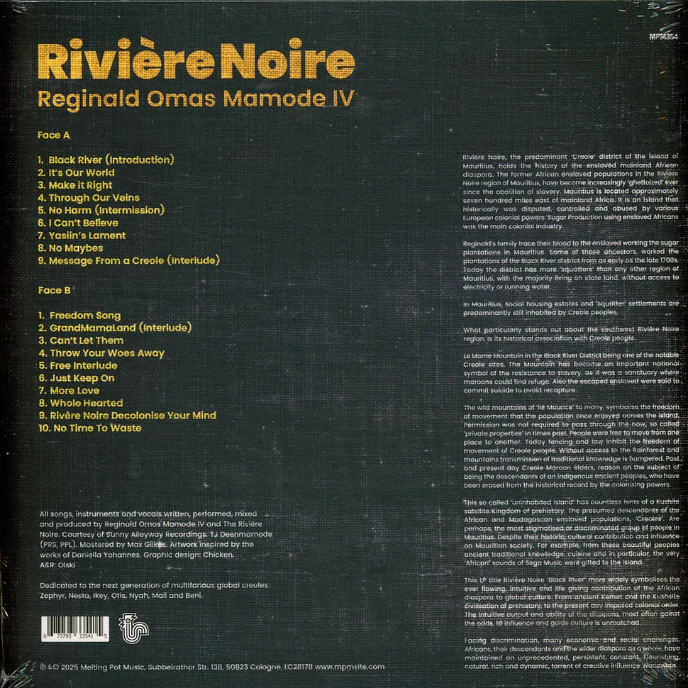 Reginald Omas Mamode IV - Rivière Noire