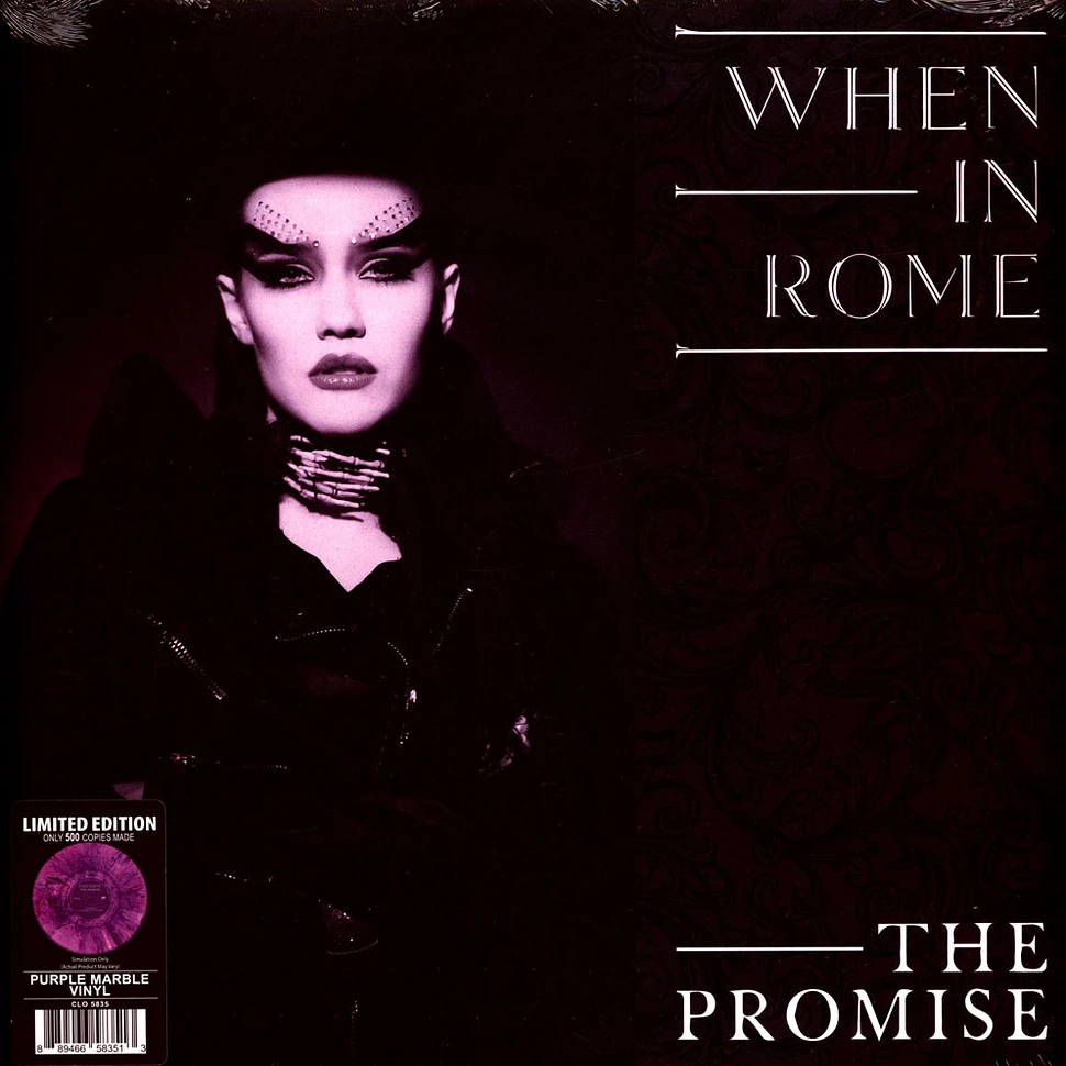 When In Rome Text When In Rome - Promise (Limited Edition, Colored Vinyl, Purple) - Vinyl ...