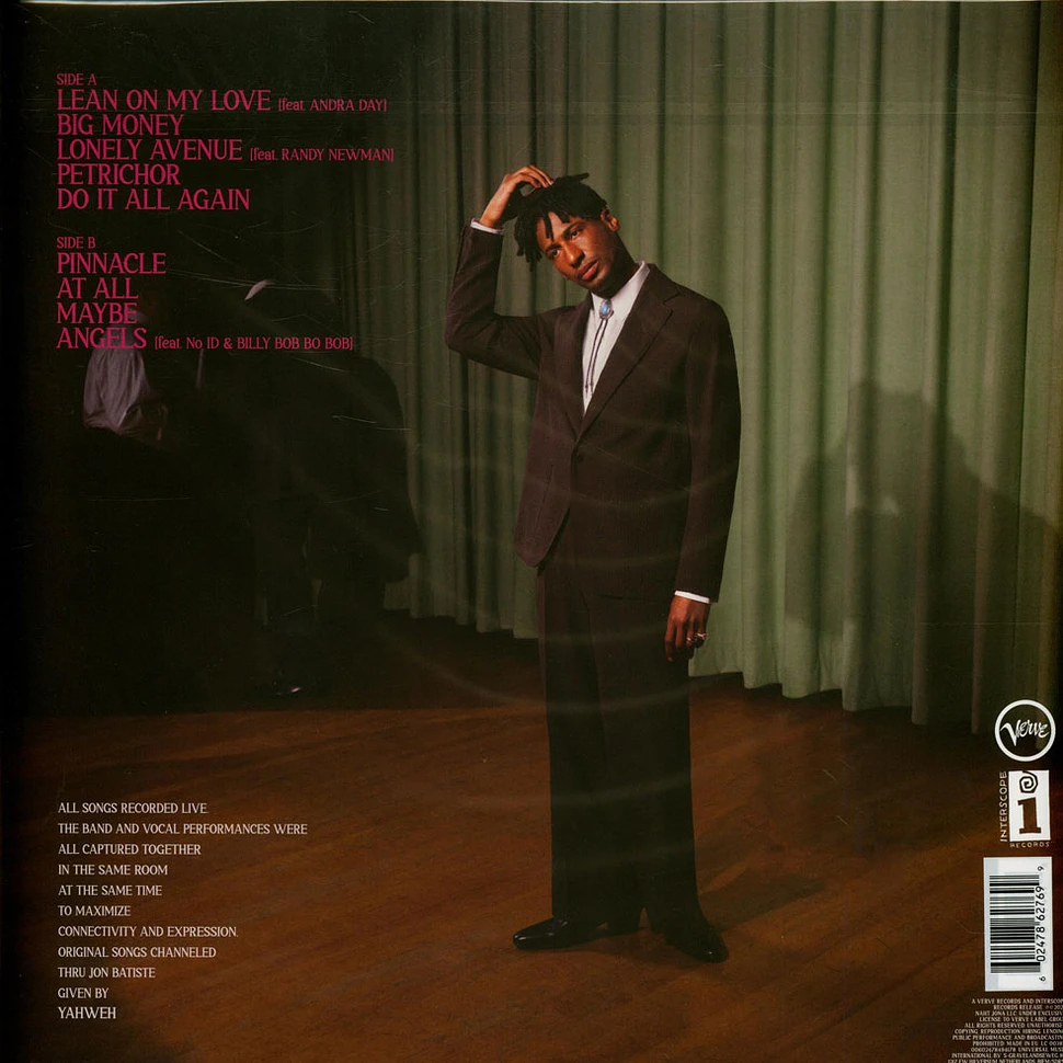 Jon Batiste - Big Money Indie Exclusive Light Blue Vinyl Edition