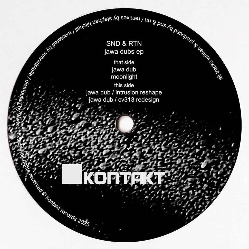Snd Rtn Jawa Dubs Ep Black Vinyl Edition Vinyl 12 2025 Eu