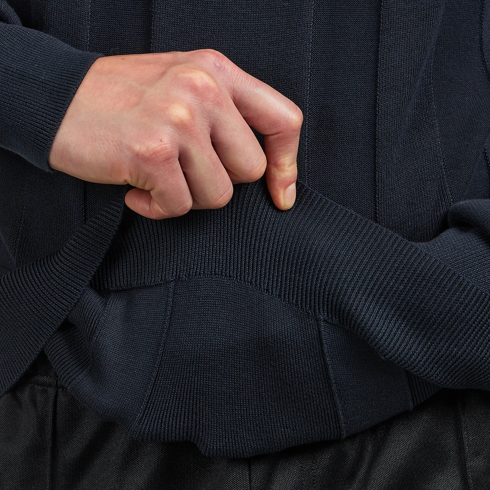 Fred Perry - Tonal Stripe Knitted Polo Shirt