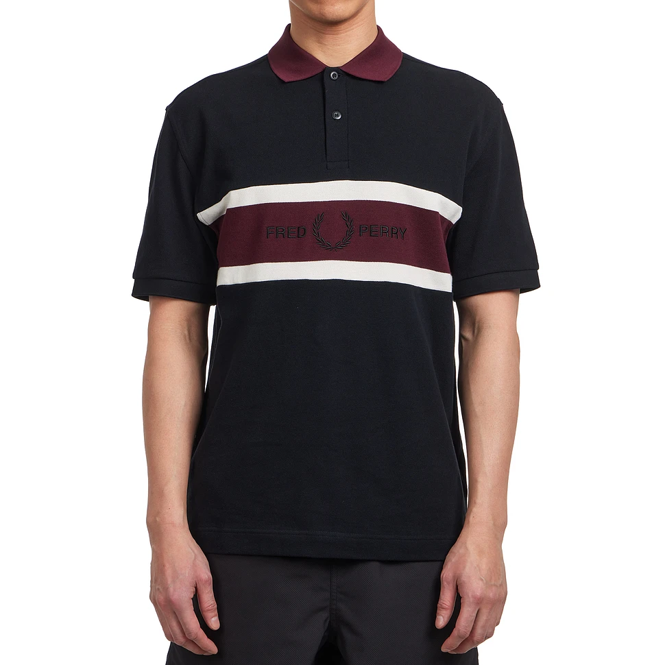 Fred Perry - Embroidered Panel Polo Shirt