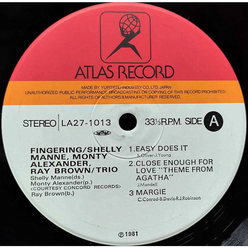 Shelly Manne / Monty Alexander / Ray Brown Fingering Vinyl LP