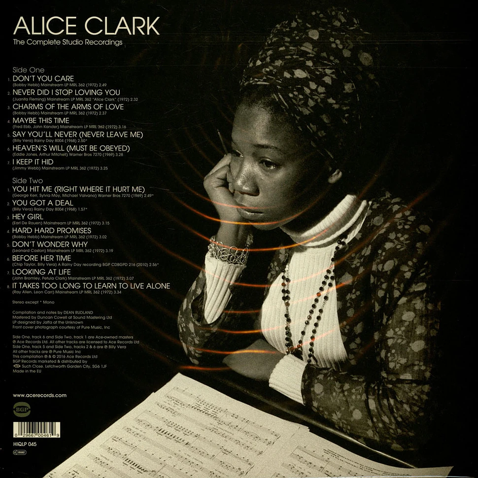 Alice Clark - The Complete Studio Recordings