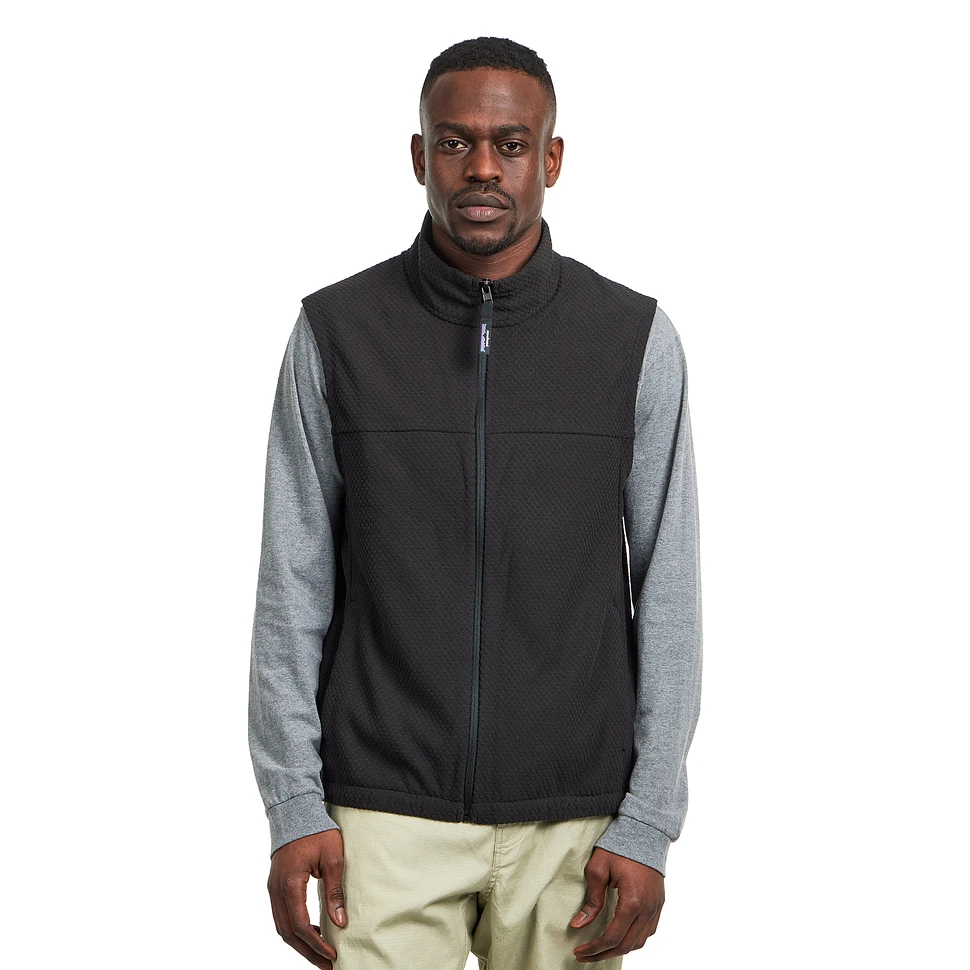 Textured Fleece Vest