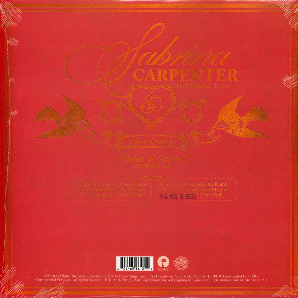 Sabrina Carpenter - Short N' Sweet