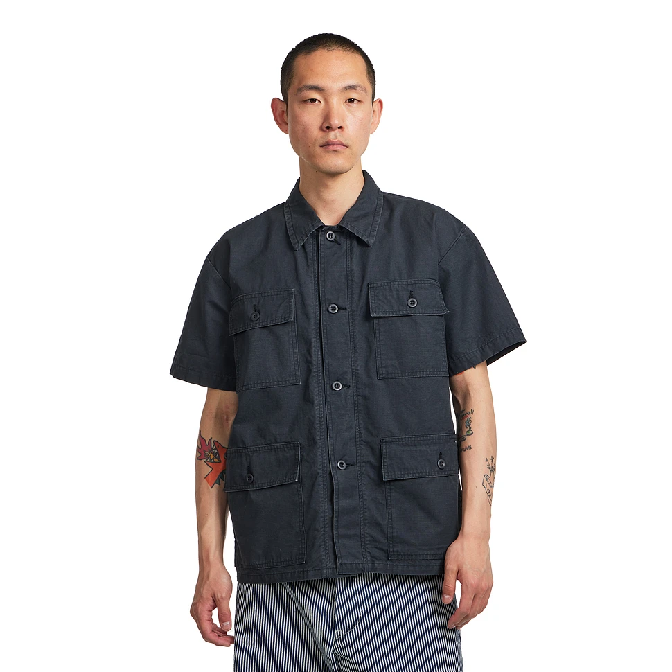 Utility Short Sleeve Shirt Jacket