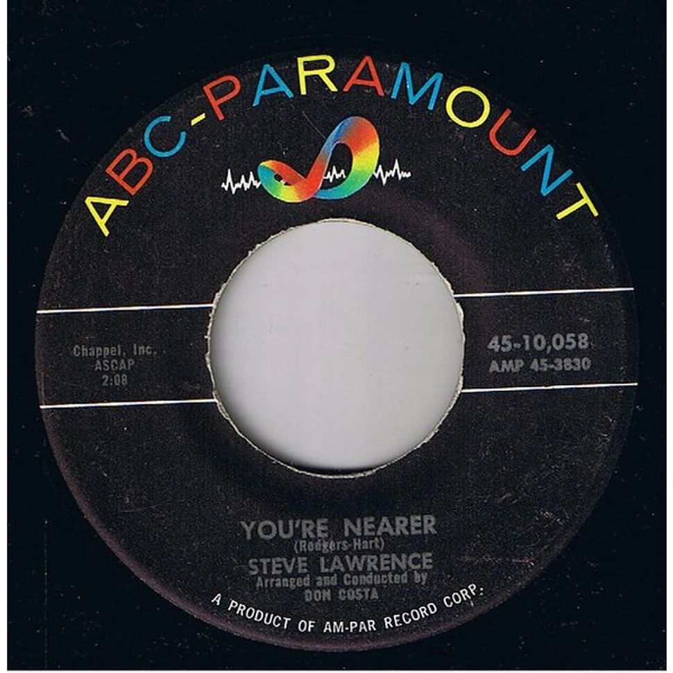 Steve Lawrence - Pretty Blue Eyes / You're Nearer - Vinyl 7