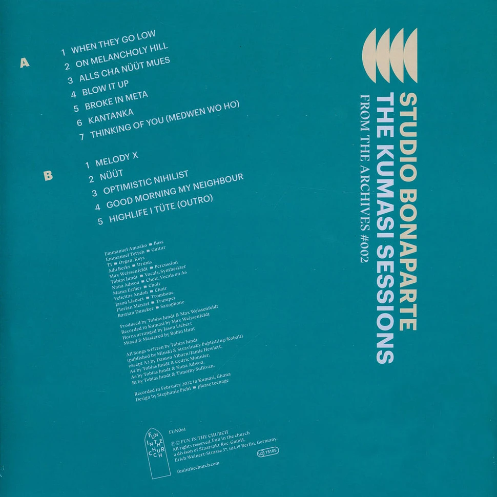 Studio Bonaparte - From The Archives #002 -The Kumasi Sessions HHV Exclusive Blue Vinyl Edition