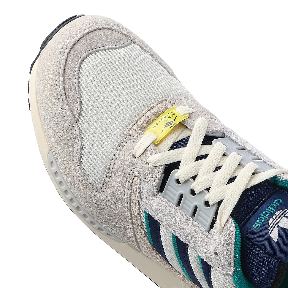 adidas - ZX 8000 (Zero Metallic / Dark Blue / Power Green) | HHV