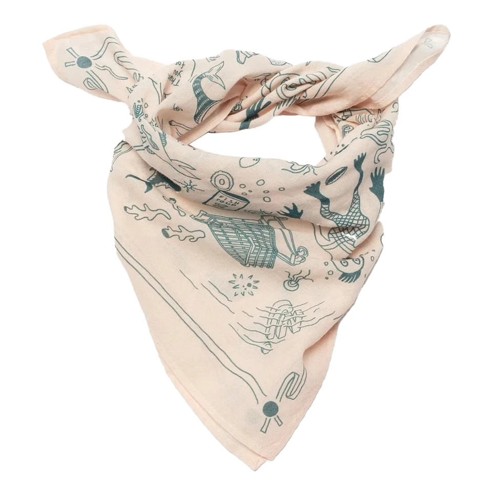 Nudie Jeans - Ingrid Bandana Deep Sea Doodles