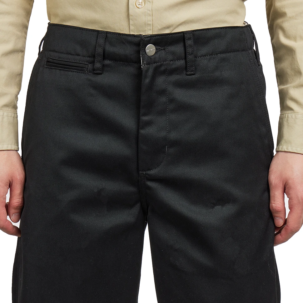 CARHARTT 하롤드 팬트 데니슨 트윌 8.8 온스 블랙 리지드