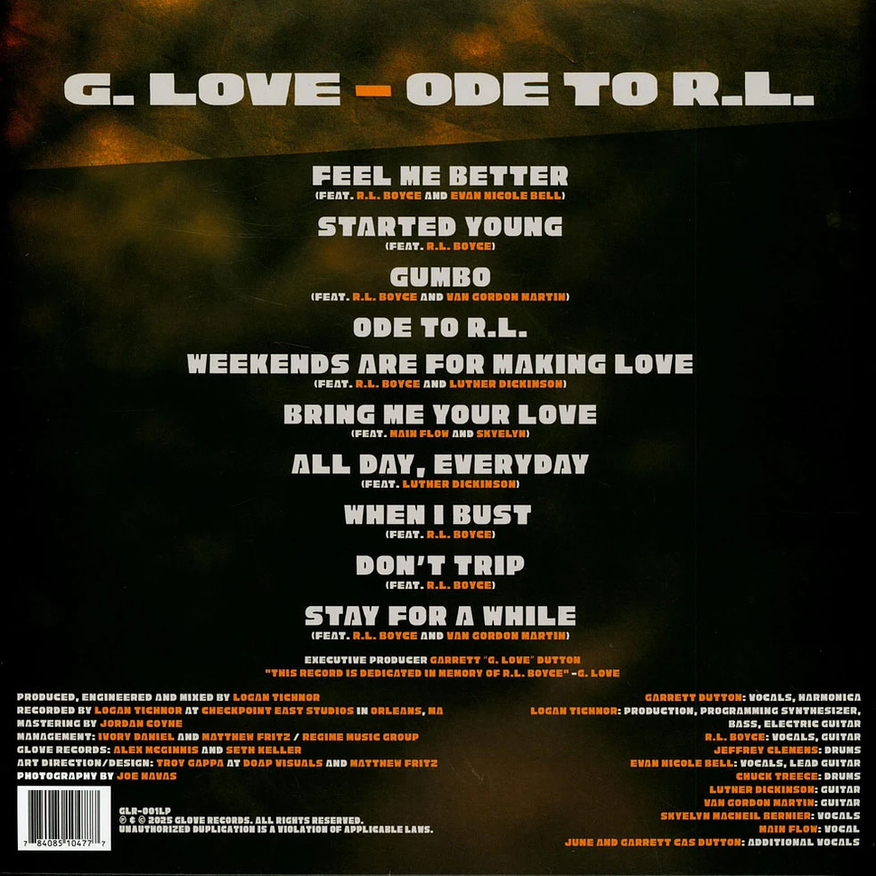 G. Love & Special Sauce - Ode To R.L. Black Friday Record Store Day 2025 Edition