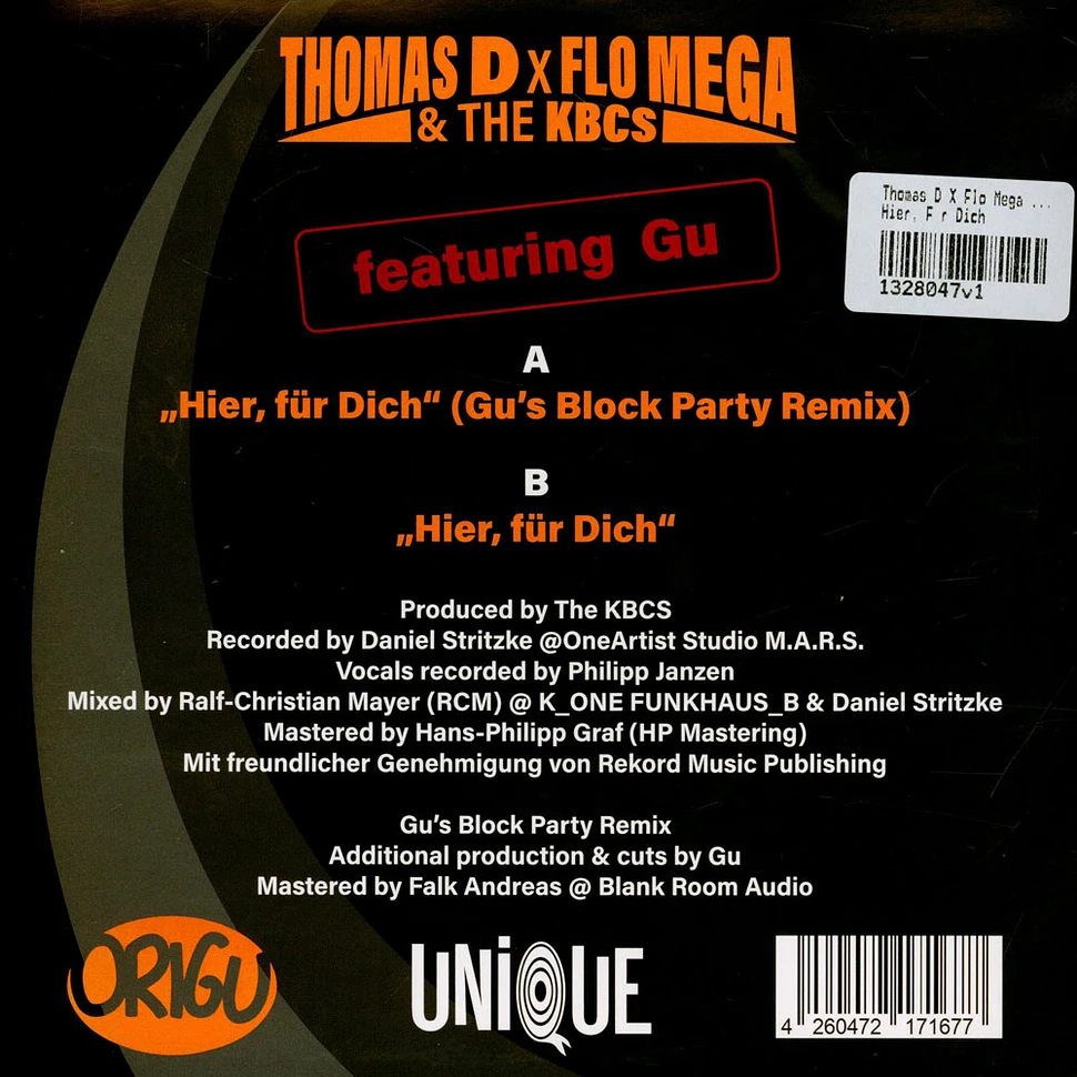 Thomas D X Flo Mega X The Kbcs Feat. Gu - Hier, Für Dich