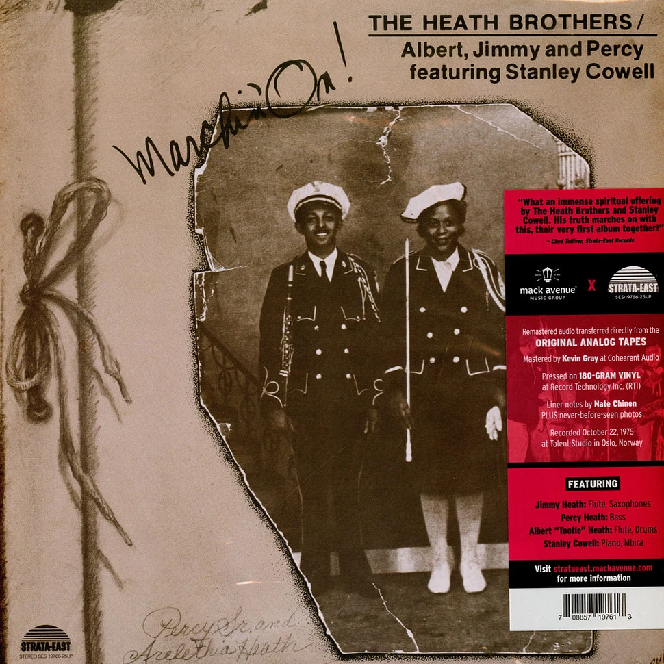 The Heath Brothers - Marchin On Deluxe Edition - Vinyl LP - 1976