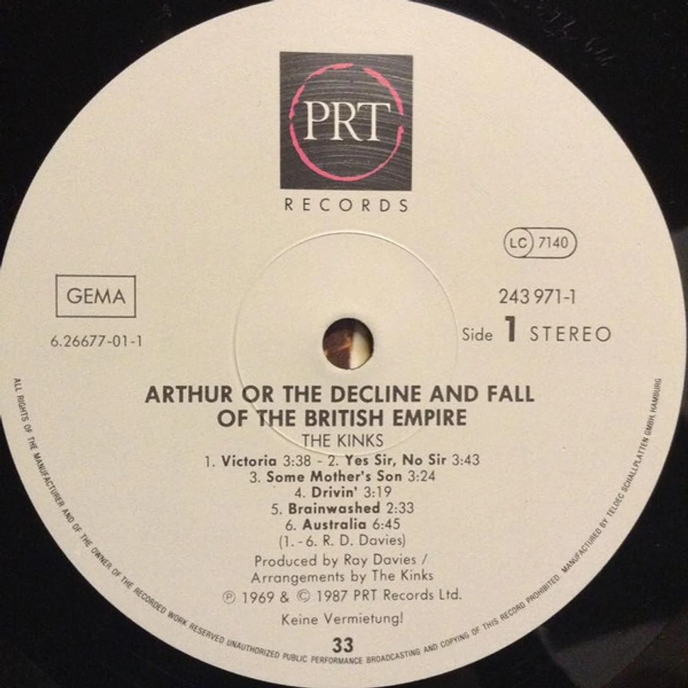 The Kinks - Arthur Or The Decline And Fall Of The British Empire ...