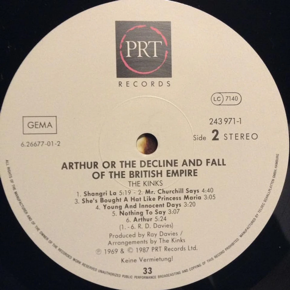 The Kinks - Arthur Or The Decline And Fall Of The British Empire ...