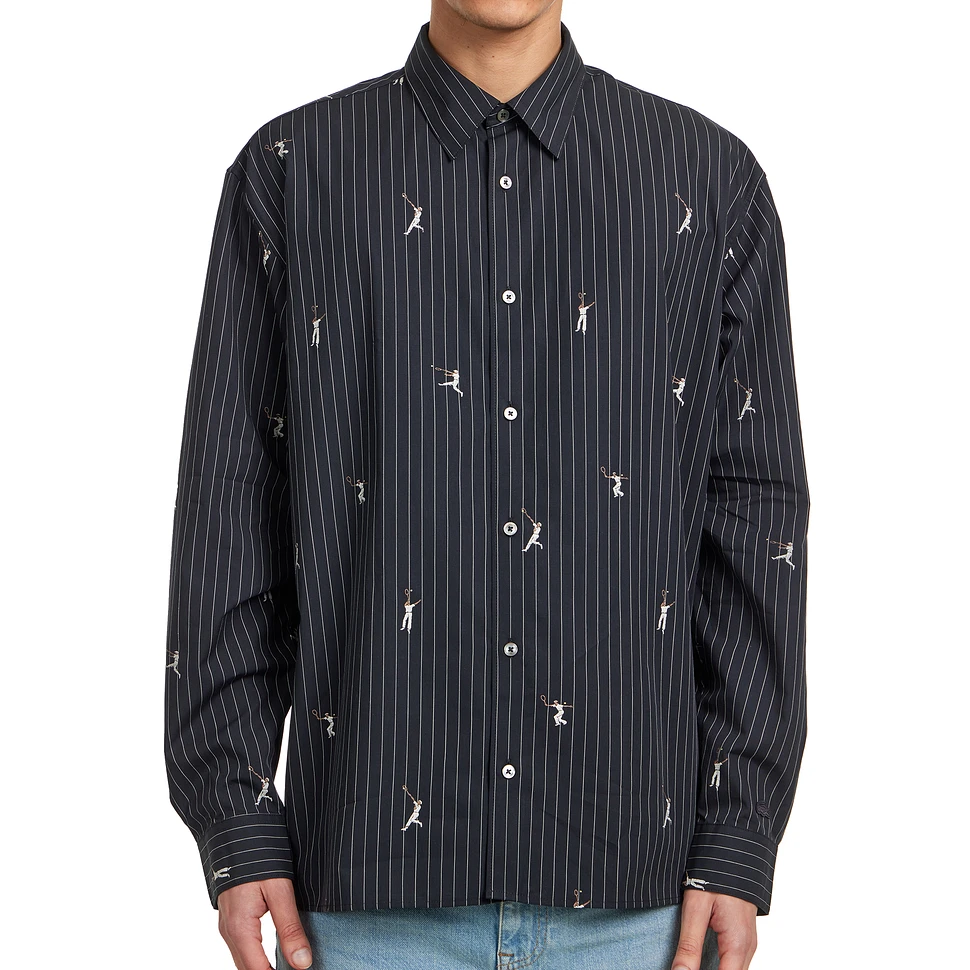 Lacoste - Embroidered Jacquard Cotton Shirt