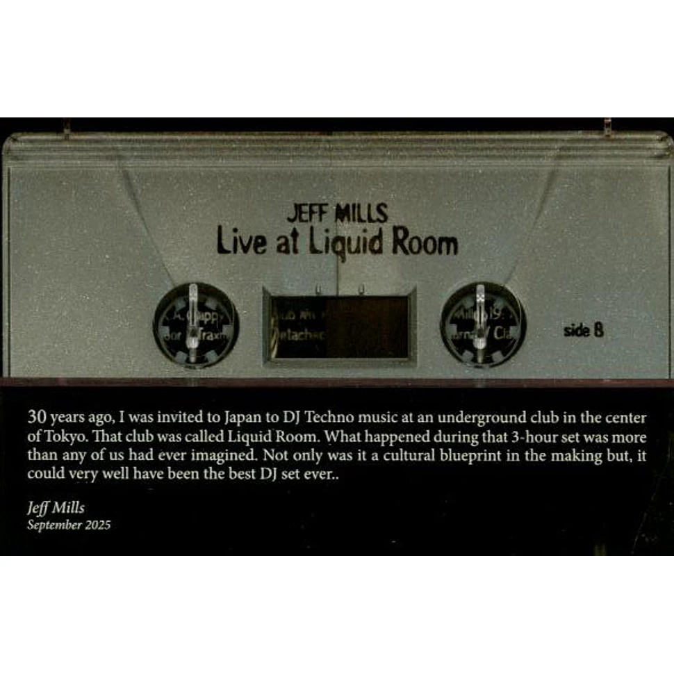 Jeff Mills - Live At Liquid Room - Tape - 2025 - US - Original | HHV