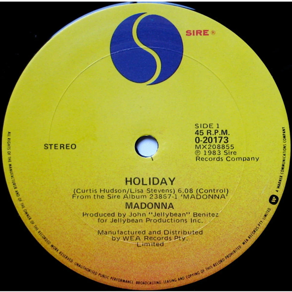 Madonna - Holiday