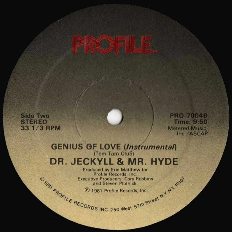 Dr. Jeckyll & Mr. Hyde - Genius Rap - Vinyl 12