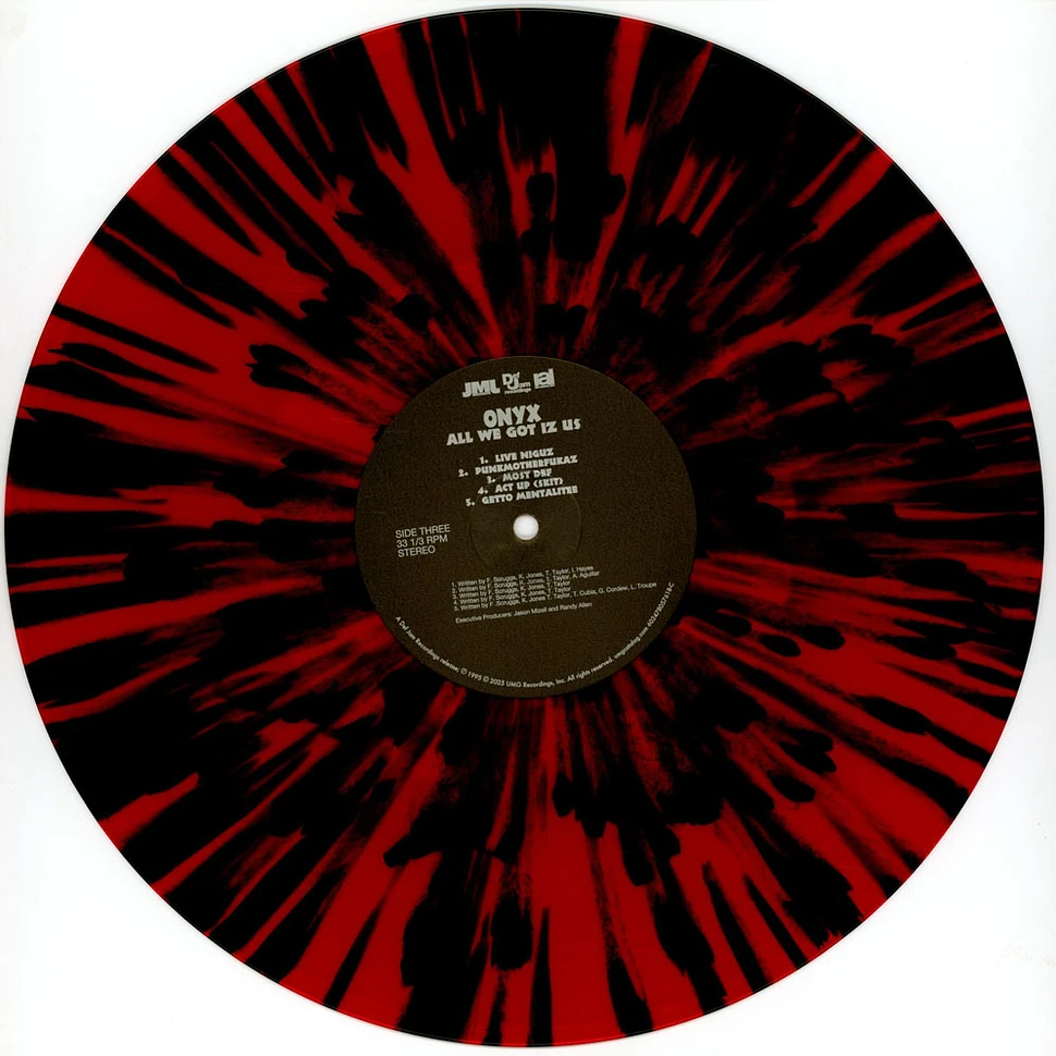 Onyx - All We Got Iz Us Red Black Splatter Vinyl Edition