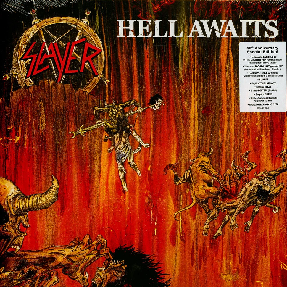 Slayer - Hell Awaits 40th Anniversary Edition - Vinyl 3LP - 1985 - EU ...