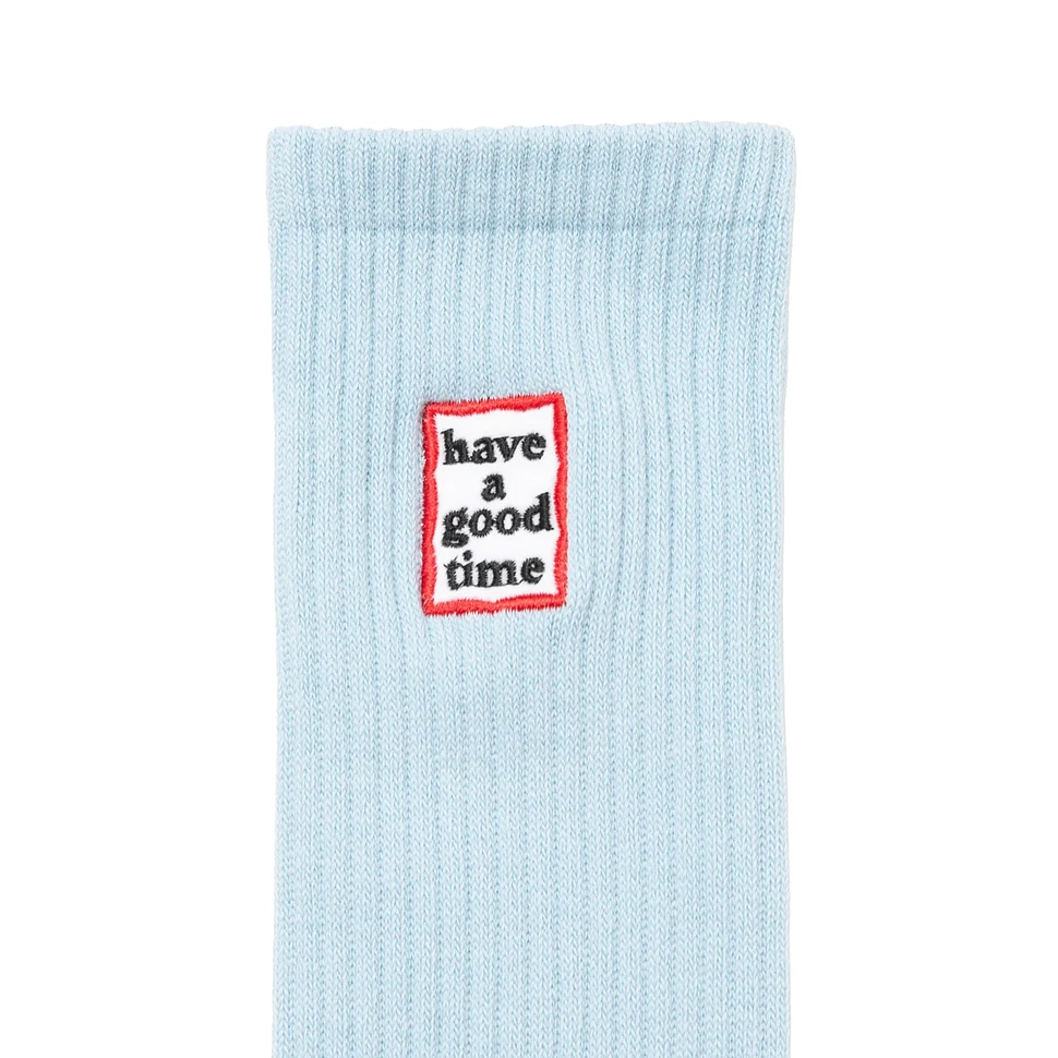 have a good time - Frame Socks (Sky Blue) | HHV