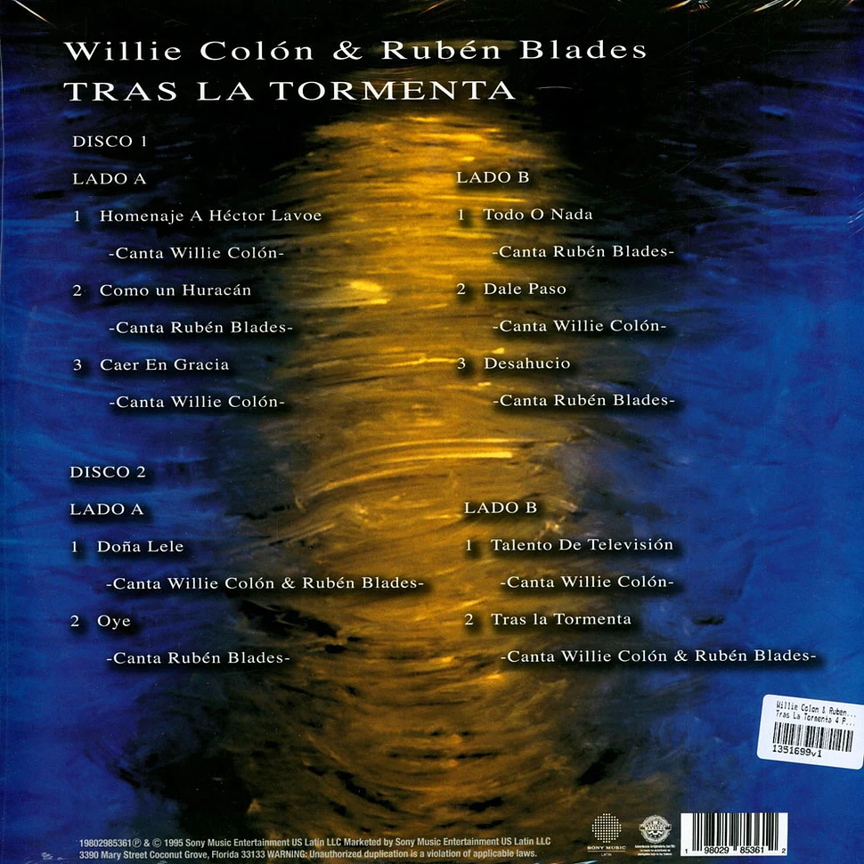 Willie Colon & Ruben Blades - Tras La Tormenta 4 Page Booklet