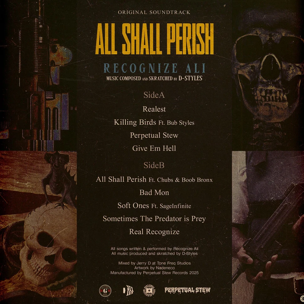 Recognize Ali & D-Styles - All Shall Perish Splatter Vinyl Edition ...