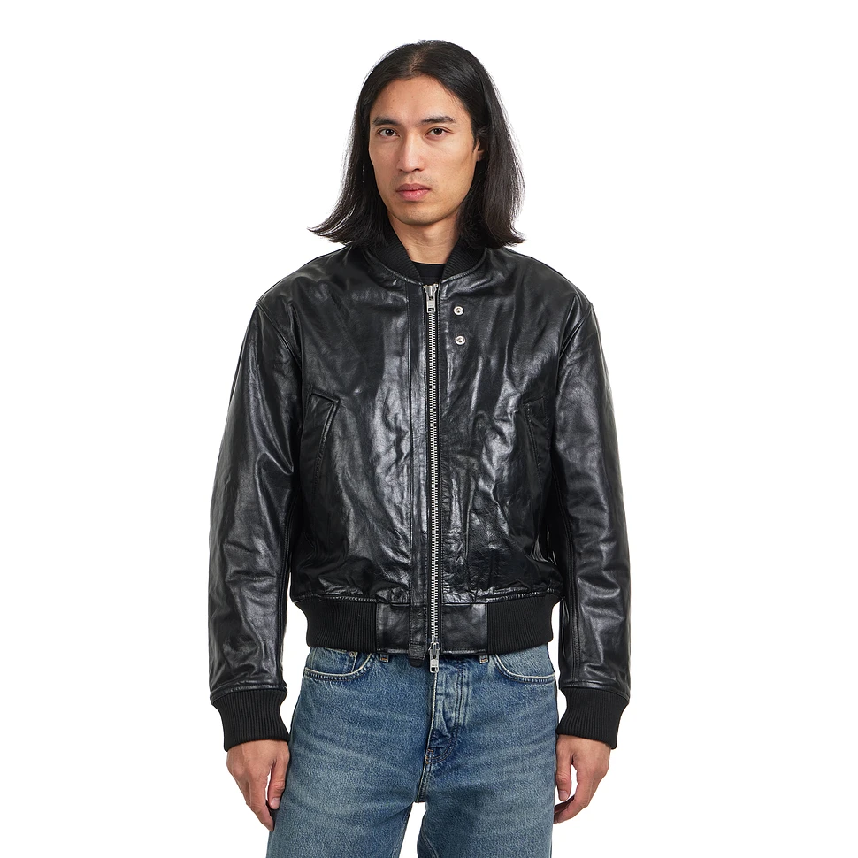 Leather Bomber Jacket