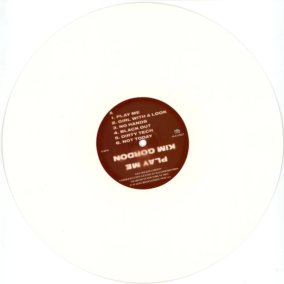 Kim Gordon - Play Me White Vinyl Edition