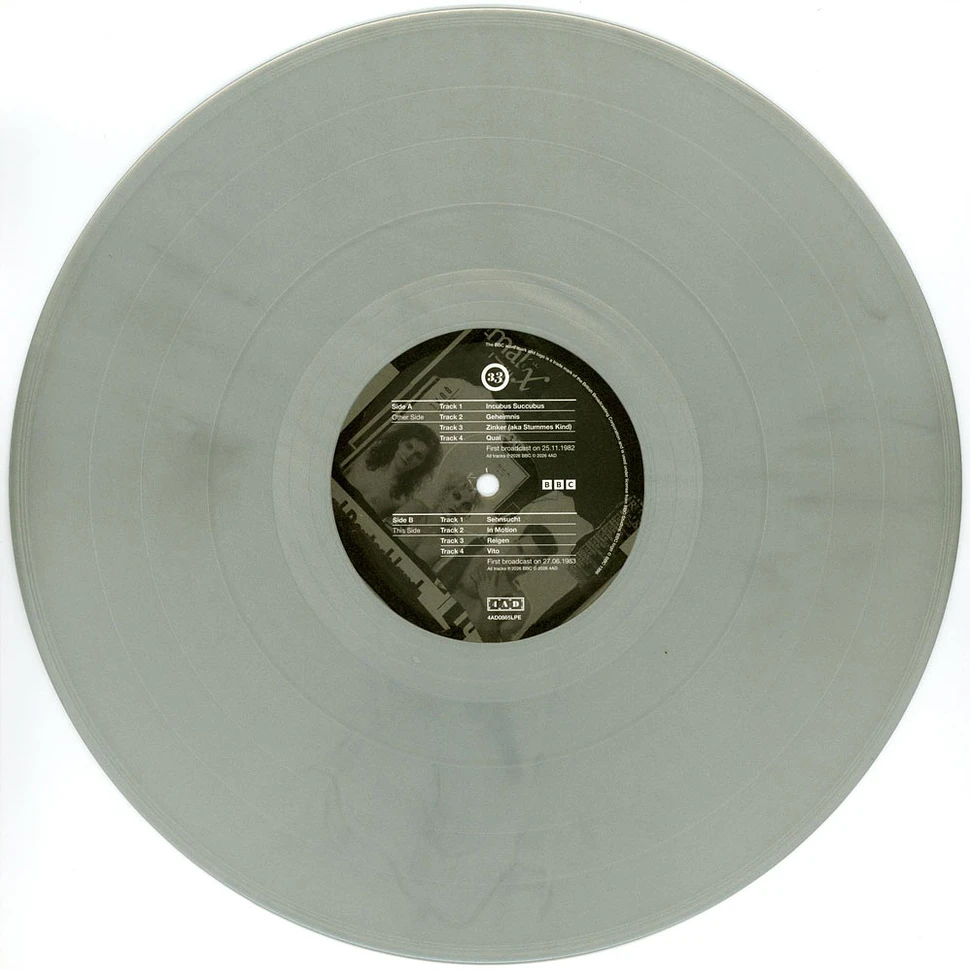 Xmal Deutschland - The Complete Peel Sessions Record Store Day 2026 Crystal Clear Vinyl Edition