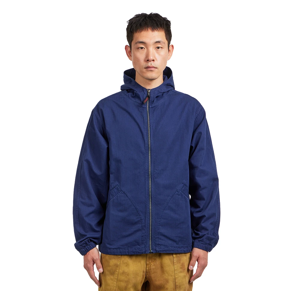 Herringbone Hooded Jacket