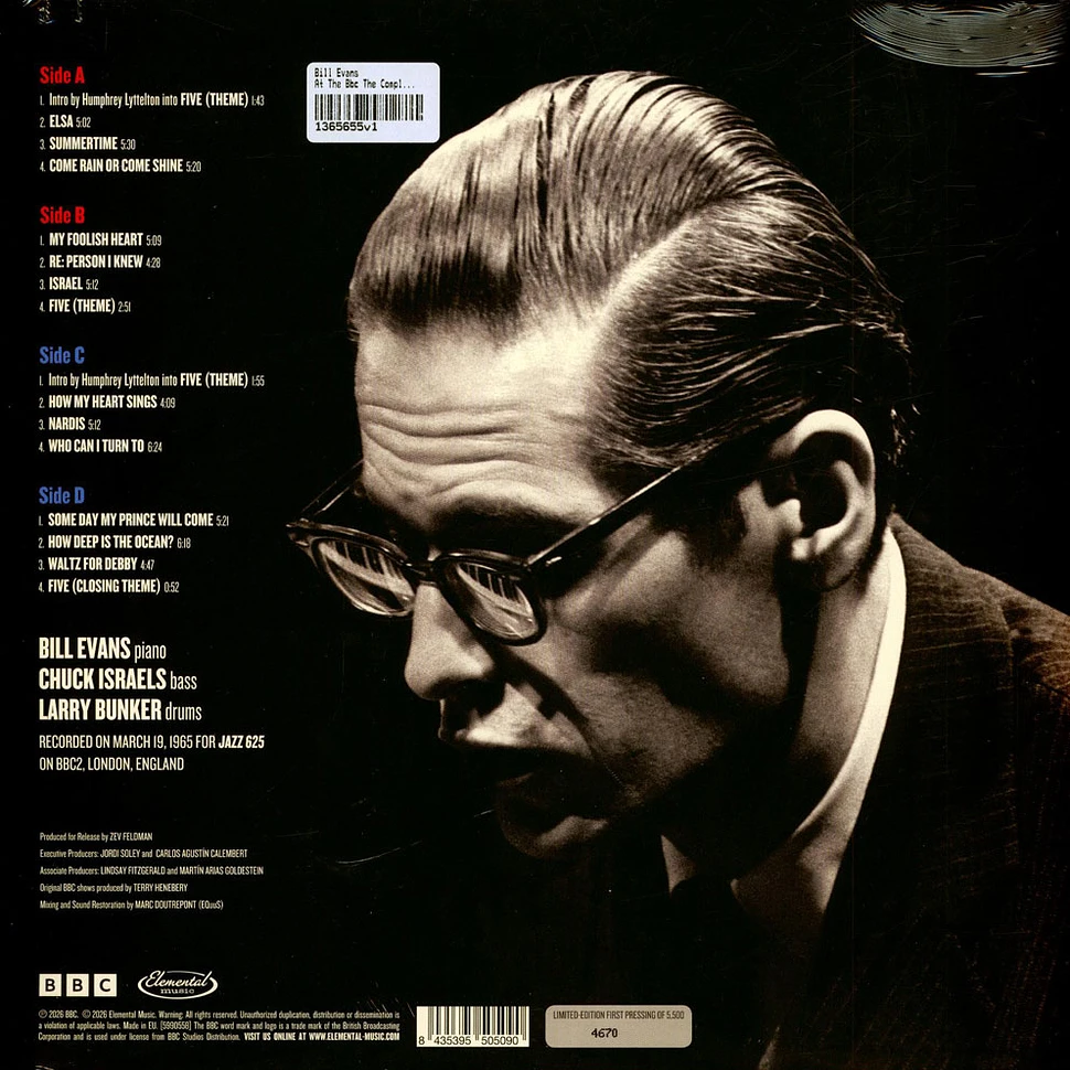 ★☆ 新品！BILL EVANS Complete side Bill Evans - At The Bbc The Complete 1965 London Sets Record Store