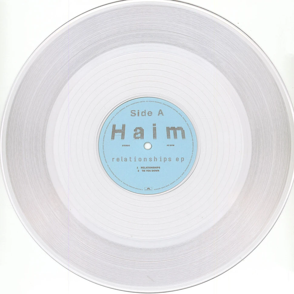 Haim - Relationships Record Store Day 2026 Clear Vinyl Edition